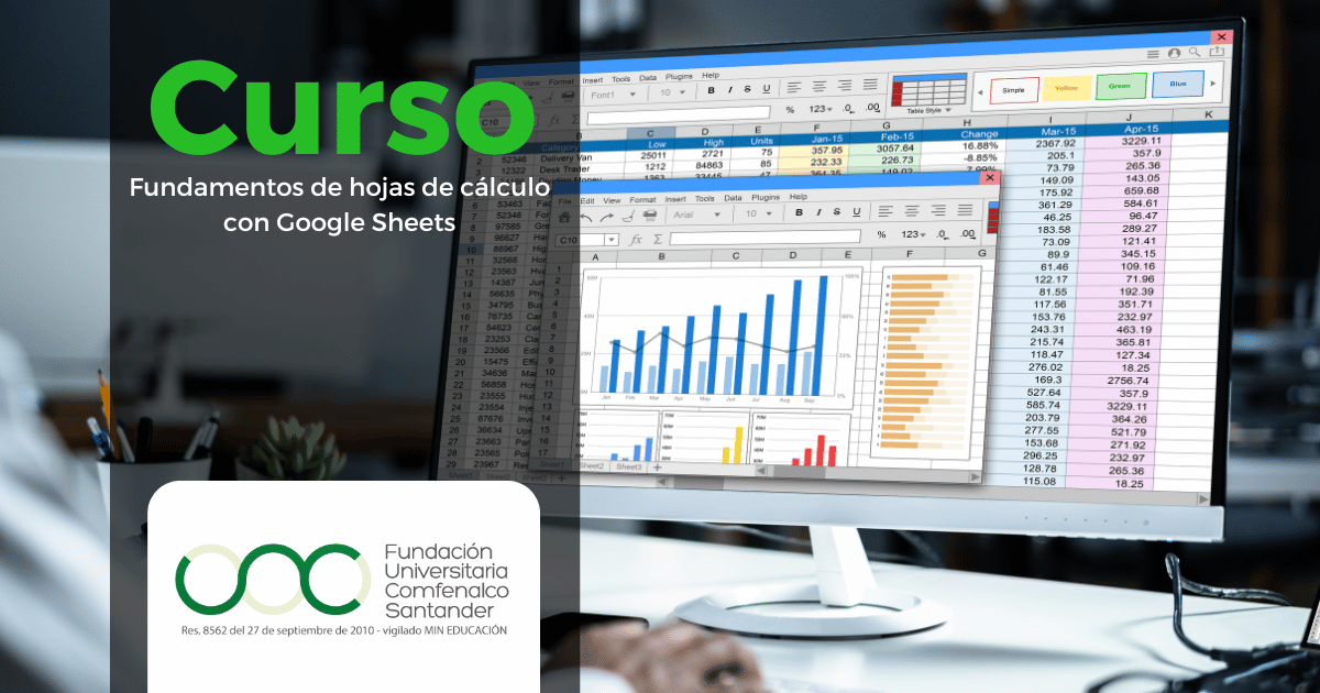 Curso de fundamentos hojas de cálculo con Google Sheet 